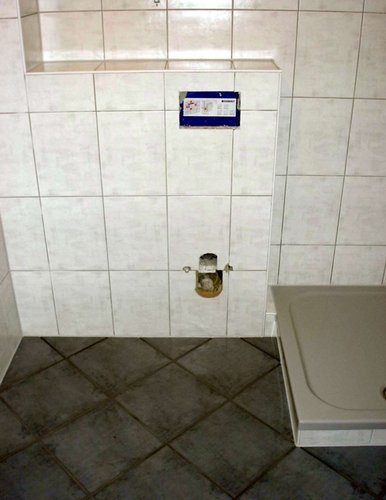 Bodenfliesen im Badezimmer